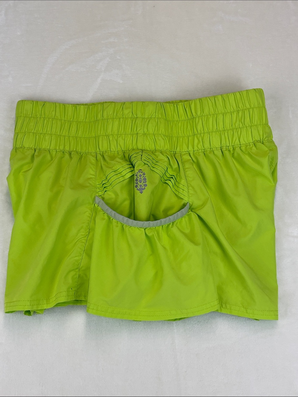 FP MOVEMENT By Free People Get Your Flirt‎ On Shorts Green Womens Size Medium